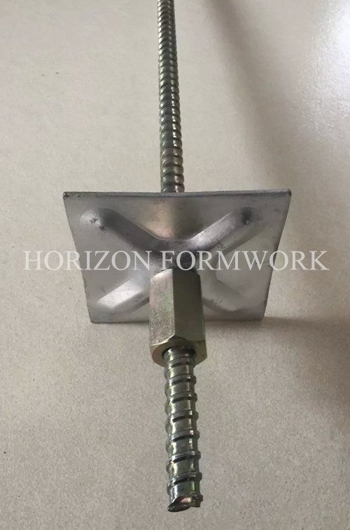Cold rolled tie rod system for formwork construction