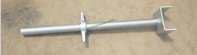 Scaffolding jack base and U head. Compact structure