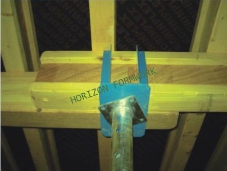 4-way Fork head, four-way U head working with prop to hold timber beam H20