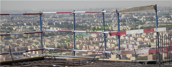 Guardrail, handrail, slab formwork protection