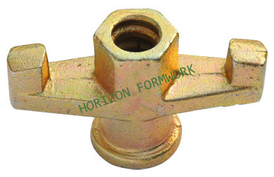 Galvanized Wing nut, Гайка барашковая, for form tie system, Tuerca para encofrado