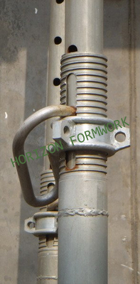 Shoring prop for table formwork. Adjustable.