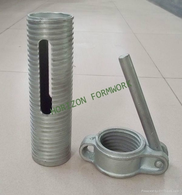 China Steel prop sleeve, thread sleeves for props, Screw pipe