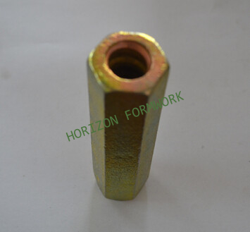 Machinery Steel Hexagonal nut for tie rod dia 15mm