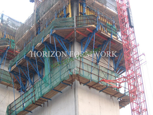 High quality climbing formwork, climbing by crane, climbing bracket