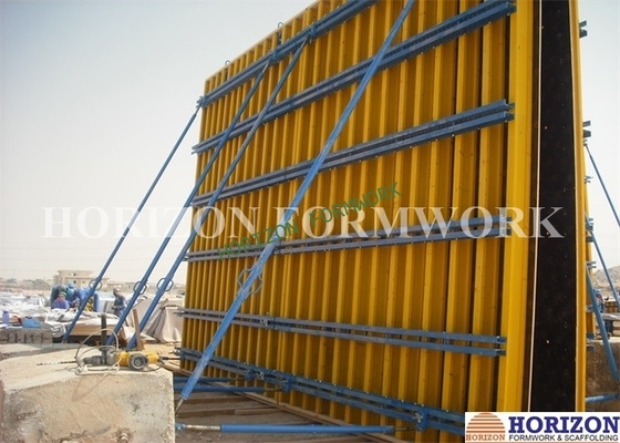 Wall Formwork with telescopic brace, Wall shuttering, construction wall formwork