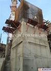 Climbing formwork for core wall.Safe and convenient.