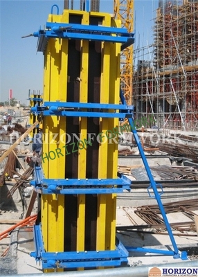 Concrete Column formwork.  Adjustable Column formwork, shuttering, vertical formwork