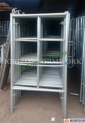 Shoring Frame Systems. Galvanized space frame scaffolding