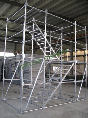 Shoring Frame Systems. Galvanized space frame scaffolding