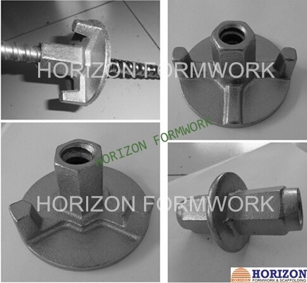 China Accesorios Encofrados, Tuerca, wing nut, flange nut, formwork accessories