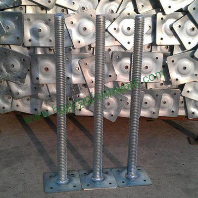 Scaffolding jack base and U head. Compact structure