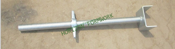 Scaffolding jack base and U head. Compact structure