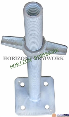 Scaffolding jack base and U head. Safe and reliable. Strong flexible