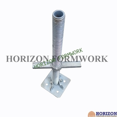 Scaffold jack base, Scaffolding parts, Домкрат для строительных лесов