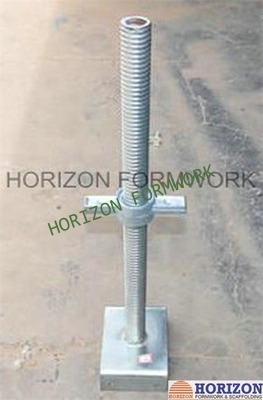 Scaffolding jack base and U head. Safe and reliable. Strong flexible