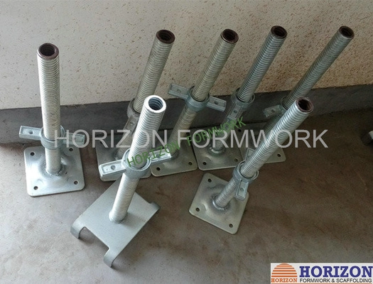 Scaffold jack base, Scaffolding parts, Домкрат для строительных лесов