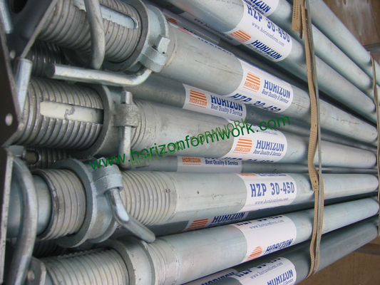 Heavy duty Scaffold steel prop with Minimum loading capacity 30KN