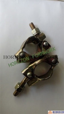 British swivel clamp for scaffold pipe. Scaffold coupler, swivel coupler