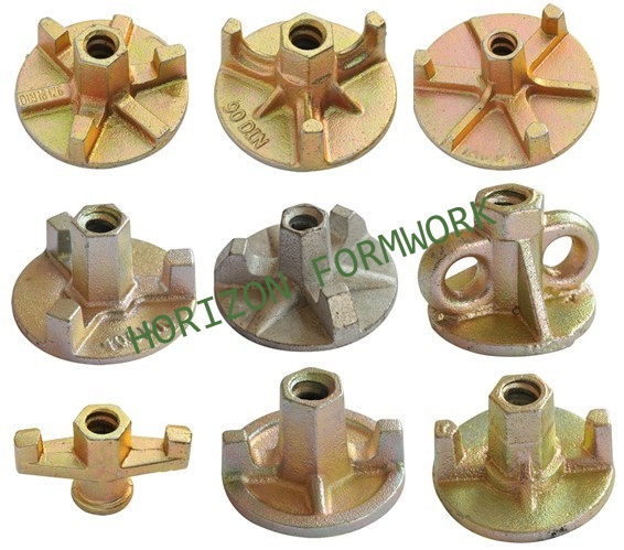 Galvanized wing nut,  фланцевая, flange nut, formwork accessories