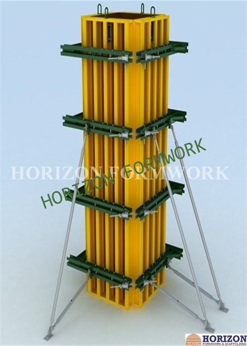 Concrete column formwork, Adjustable Column formwork, shuttering, vertical formwork