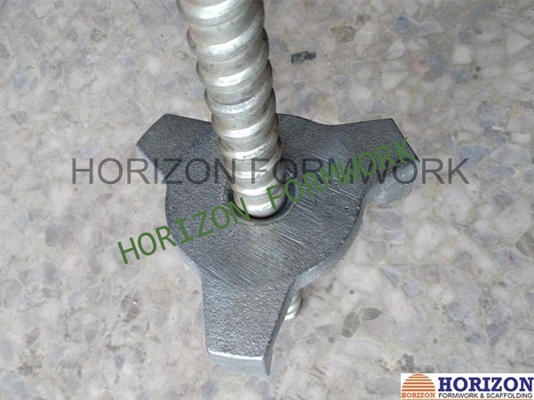Dywidag type ductile casting wing nut for formwork construction