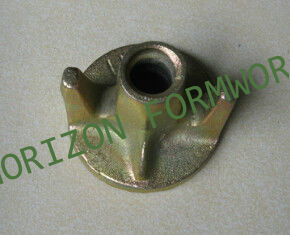 Formwork wing nuts to hold concrete wall formwork system and column forms