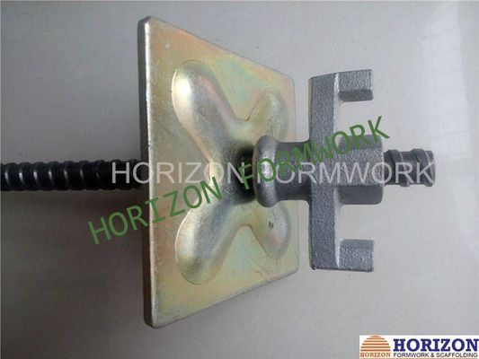 Waler plate for wall formwork, waller plate, washer plate